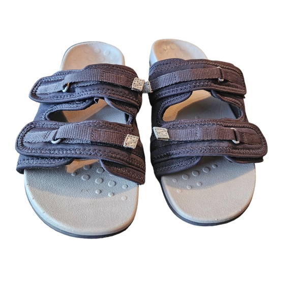 VIONIC Size 7 Sarah Blue Orthotic Adjustable Women's Sandals - Picture 2 of 7